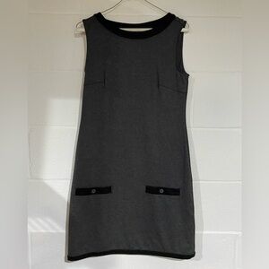 C2 studio small grey and black dress